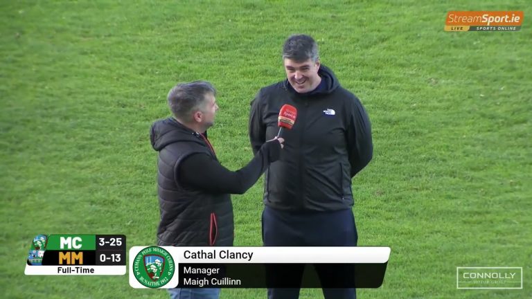 Cathal Clancy Discusses Maigh Cuilinn's Comprehensive Quarter-Final Victory